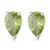 Faceted Peridot Stud Earrings Crafted in India 'Verdant Gleam'