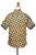 Triangle Motif Men's Batik Cotton Shirt from Bali 'Bold and Confident'