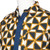 Triangle Motif Men's Batik Cotton Shirt from Bali 'Bold and Confident'