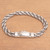 Sterling Silver Rope Chain Bracelet from Bali 'Strong Together'