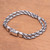 Sterling Silver Rope Chain Bracelet from Bali 'Strong Together'
