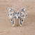 Butterfly Sterling Silver Band Ring from India 'Butterfly Companion'