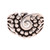 Swirl Pattern Sterling Silver Band Ring from India 'Modern Swirl'