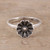 Daisy Flower Sterling Silver Cocktail Ring from India 'Daisy Appeal'