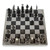 Mexican Artisan Crafted Recycled Metal Chess Set Game 'Rustic Pyramid'