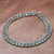 Jade and Hematite Beaded Strand Necklace from Thailand 'Graceful Palace'