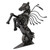 Upcycled Metal Motorcycle Horse Sculpture from Mexico 'Iron Horse'