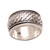 Handmade Sterling Silver Spinner Ring from Bali 'Spinning Weave'