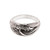 Patterned Sterling Silver Band Ring from Bali 'Elegant Link'