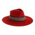 Peruvian Alpaca and Wool Blend Felt Hat in Crimson 'Munay in Crimson'