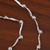 Gleaming Sterling Silver Link Necklace from Mexico 'Radiant Buds'