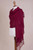 Knit 100 Alpaca Shawl in Claret from Peru 'Claret Enchantment' Knit 100 Alpaca Shawl in Claret from Peru 'Claret Enchantment'