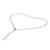 Cultured Pearl Y-Necklace in Pink from Thailand 'Beautiful Butterfly in Pink'