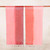 Cotton Wrap Scarves in Red Pink and Orange Pair 'Delightful Breeze in Red'