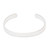 Simple Sterling Silver Cuff Bracelet from India 'Simple Gleam'