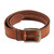 Handcrafted Men's Leather Belt in Spice from India 'Timeless Appeal in Spice'