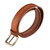 Handcrafted Men's Leather Belt in Spice from India 'Timeless Appeal in Spice'