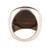 Men's Tiger's Eye Ring Crafted in India 'Earthen Circle'