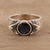 Men's Iolite Ring Crafted in India 'Snake Charm'