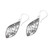Openwork Sterling Silver Dangle Earrings from Bali 'Beautiful Twist'