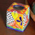 Hand-Painted Talavera Ceramic Tissue Box Cover from Mexico 'Folk Art Convenience'