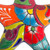 Talavera-Style Ceramic Starfish Wall Sculpture from Mexico 'Hacienda Starfish'