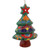 Floral Ceramic Christmas Tree Ornaments from Mexico Pair 'Talavera Celebration'