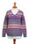 Multi-Color Stripe Alpaca Blend Long Sleeve V-Neck Sweater 'Mesa Sunrise'