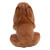 Suar Wood Praying Beagle Sculpture from Bali 'Praying Beagle in Brown'