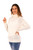 Cable Knit Turtle Neck Baby Alpaca Blend Pullover from Peru 'Warm Sweetness'