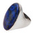 Men's Lapis Lazuli Ring Crafted in India 'Domed Royalty'