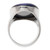 Men's Lapis Lazuli Ring Crafted in India 'Domed Royalty'