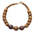 Sese Wood Necklace with Beads and Discs from Ghana 'Promise of Beauty'