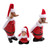 Set of 3 Bamboo Root and Wood Santa Duck Decorative Accents 'Santa Ducks'