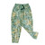 Verdant Hand-Printed Cotton Pants from Bali 'Forest Pebbles'