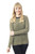 Cable Knit Baby Apaca Blend Pullover in Olive from Peru 'Warm Charm in Olive'