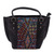 Geometric Pattern Cotton Accent Leather Shoulder Bag 'Otomi Geometry'