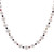 Cultured Pearl and Tourmaline Beaded Necklace from Thailand 'Colorful Palace'