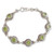 Peridot Bracelet Women's Sterling Silver Bracelet 'Green Mystique'
