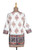 Block-Printed Cotton Tunic from India 'Mughal Glory'