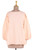 Embroidered Cotton Blend Tunic in Peach from India 'Peach Glamour'