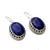 Hand Crafted Sterling Silver and Lapis Lazuli Earrings 'Blue Mystique'