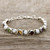 Cultured Pearl and Multi-Gem Tennis Bracelet from India 'Sparkling Grace'