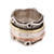 Sterling Silver Spinner Ring with Brass and Copper 'Creative Flair'