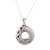 Circular Sterling Silver Dragon Necklace from India 'Dragon Wreath'