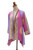 Fuchsia and Purple Batik Rayon Kimono Jacket from Bali 'Primavera'