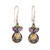 3-Carat Multi-Gemstone Dangle Earrings from India 'Glittering Melody'