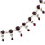Garnet India Necklace Artisan Crafted with Silver 'Gratitude'