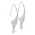 Modern Cultured Pearl Dangle Earrings from Mexico 'Textured Grace'