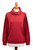 Knit Cotton Blend Pullover in Solid Red from Peru 'Red Versatility'